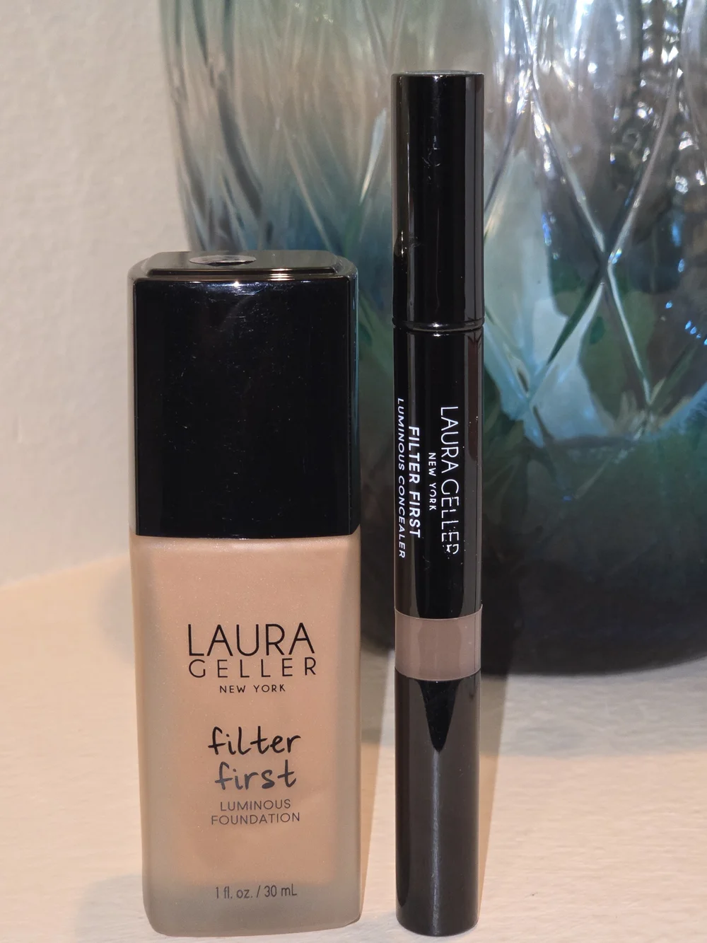 Laura Geller Filter First Luminous Foundation Cognac + Concealer Deep New Bundle